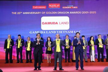 Gamuda Land VN nhận giải thưởng Rồng Vàng 2020 – 2021 vinh doanh các doanh nghiệp FDI